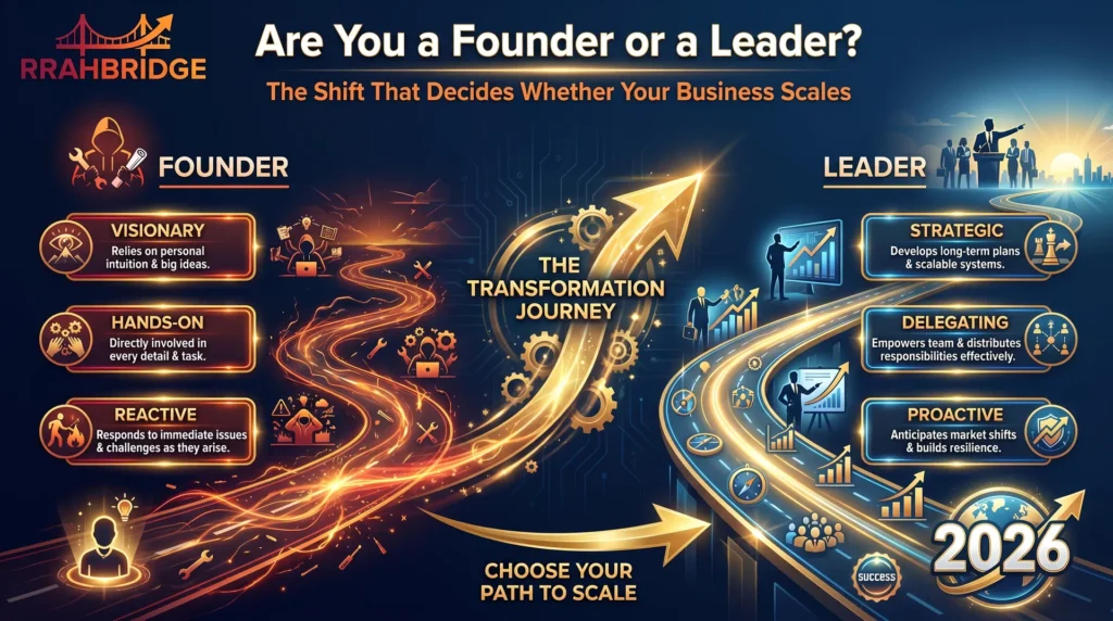 Are You a Founder or a Leader? The Shift That Decides Whether Your Business Scales